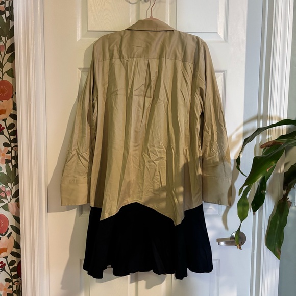 TUCKERNUCK Sand Roux Mini Long Sleeve Classic Chic Dress Size XXL - Picture 6 of 9